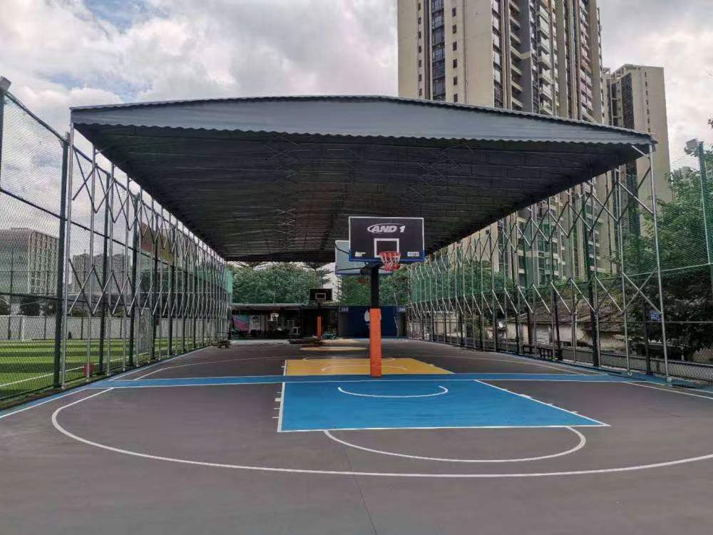 篮球场雨棚